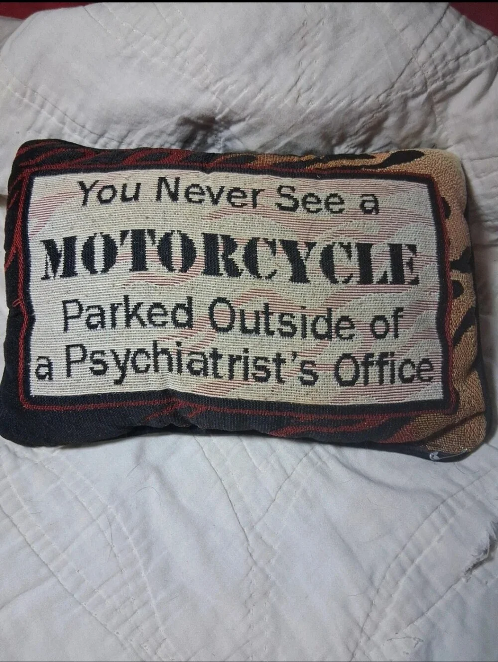 Motorcycle Pillow